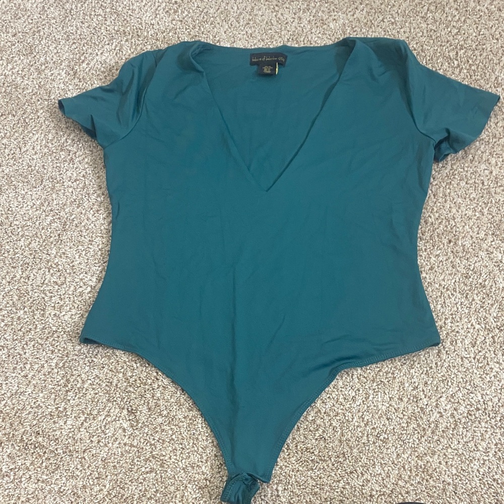 House of Harlow 1960 Teal Bodysuit